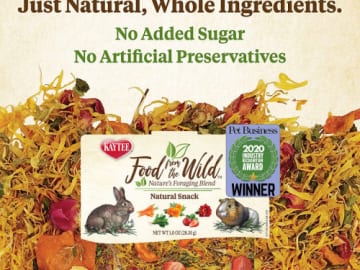 1 oz Bag Kaytee Food from The Wild Natural Snack as low as $1.75 Shipped Free (Reg. $4) – 9K+ FAB Ratings!Best for pet rabbits, guinea pigs and other small animals