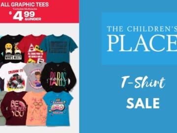 The Children’s Place | Graphic Tees $4.99 And Under