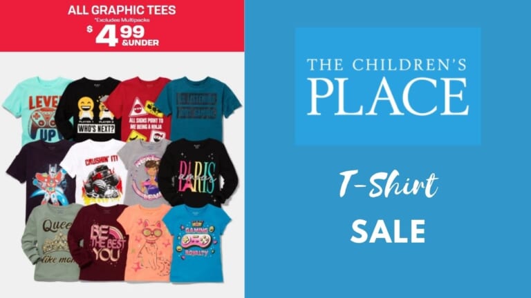 The Children’s Place | Graphic Tees $4.99 And Under