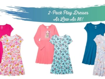 Walmart | 2-Pack Play Dresses As Low As $6