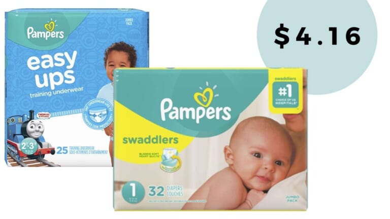 Pampers Diapers & Easy Ups Packs for $4.16 | CVS Deal