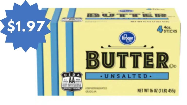 $1.97 Butter with Kroger eCoupon