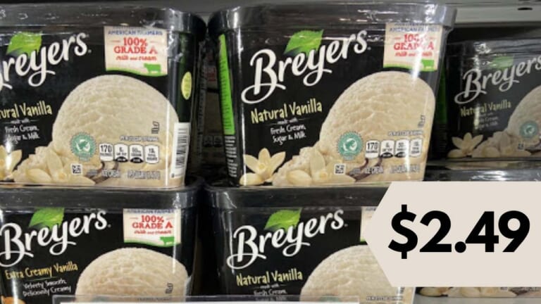 $2.49 Breyers Ice Cream | Kroger Mega Deal