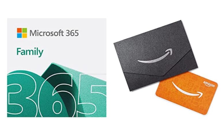 12 Months Microsoft 365 Family + $50 Amazon Gift Card for $99