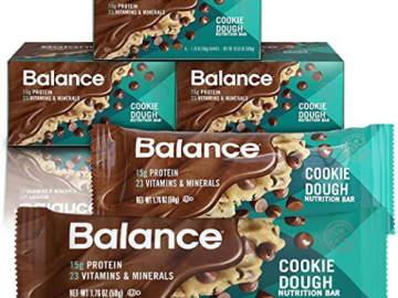 18 Count Balance Bar, Healthy Protein Snacks as low as $10.19 Shipped Free (Reg. $16.99) | 57¢/Bar