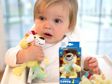 Dr. Brown’s Lonny The Lion Lovey w/ Aqua One Piece Pacifier $4.64 (Reg. $11) – FAB Ratings!