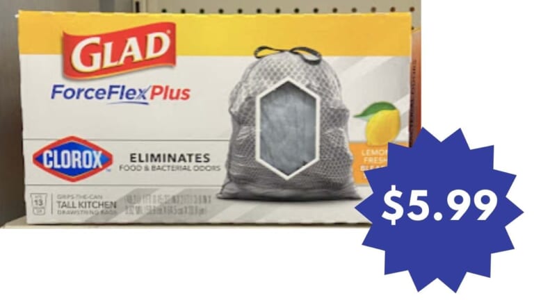 Glad Printable Coupon | $5.99 Clorox Trash Bags at Kroger