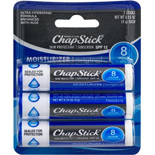 3-Pack ChapStick Moisturizer Lip Balm Tube Original Flavor as low as $1.65 Shipped Free (Reg. $4.45) – $0.55/stick