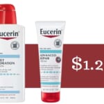 $1.29 Eucerin Daily Hydration Lotion & Advanced Repair Cream