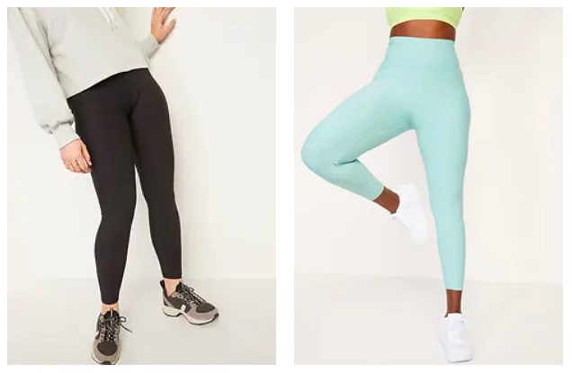 Old Navy: Girl’s and Women’s Powersoft Leggings as low as $10 today!