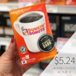 Dunkin’ Donuts Coffee Products Are As Low As $6.24 At Publix (Save Up To $3.25)