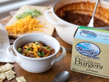 Whip Up A Batch Of Easy Chili With Brooklyn Burger Steakhouse Burgers – Save Now At Publix