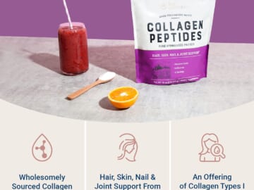 Today Only! 41 Servings LIVE CONSCIOUS Collagen Peptides Powder as low as $19.78 Shipped Free (Reg. $35) – 39K+ FAB Ratings! $0.48 per serving + MORE Dietary Supplements