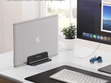 Desktop Aluminum MacBook Stand with Adjustable Dock Size $17.33 (Reg. $24.99) | Fits All MacBook and Laptops Up to 17.3 inches!