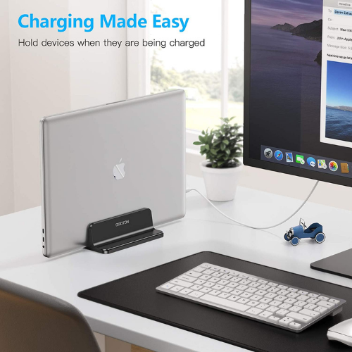 Desktop Aluminum MacBook Stand with Adjustable Dock Size $17.33 (Reg. $24.99) | Fits All MacBook and Laptops Up to 17.3 inches!