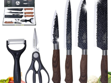 6-Piece Stainless Steel Chef Knife Set $15.60 After Code (Reg. $38.99) + Free Shipping