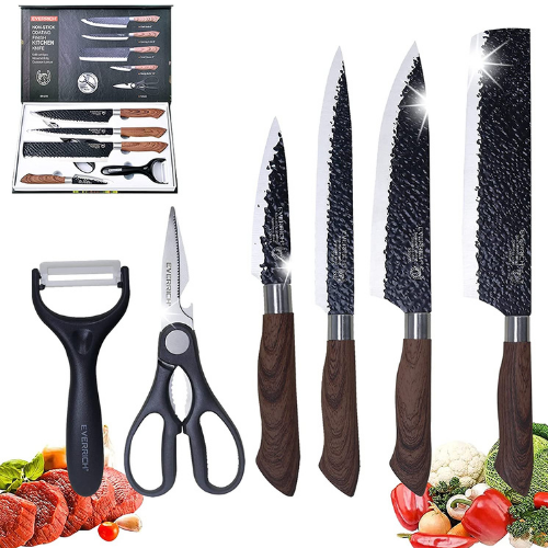 6-Piece Stainless Steel Chef Knife Set $15.60 After Code (Reg. $38.99) + Free Shipping