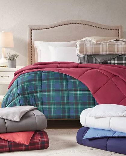 Martha Stewart Essentials Reversible Down Alternative Comforter only $24.99 (Reg. $120!)