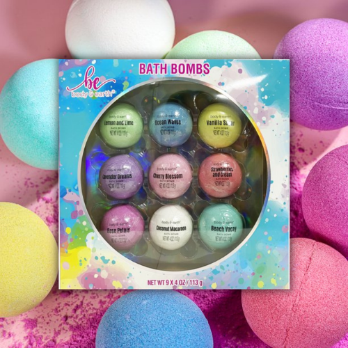 9-Piece Body Earth Bath Bomb Set $4.94 (Reg. $9.98) | 55¢ each!