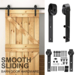 Make Hanging Your Barn Door a Breeze with this 6.6 Ft Door Hanging Hardware Kit, Just $36.99 + Free Shipping!