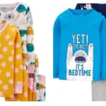 Carters 4-Piece Cotton PJs for $4.49