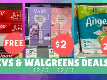 Video: Top CVS & Walgreens Deals 12/5-12/11