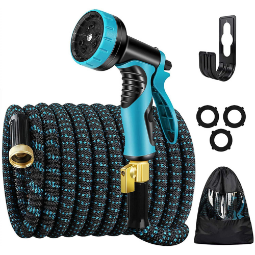 50ft Expandable Garden Hose with 9 Function Nozzle and Durable 3-Layers Latex $18.39 (Reg. $35) – FAB Ratings!