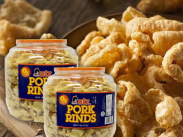 2-Count Utz Pork Rinds 18oz Containers $7.48 (Reg. $14.66) | $3.74 each!