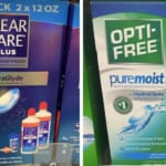 $6.99 Opti-Free & Clear Care Contact Solution Twin Packs