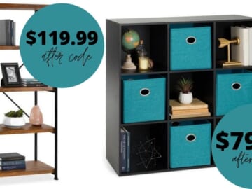 9-Cube Bookshelf Storage for $79.99