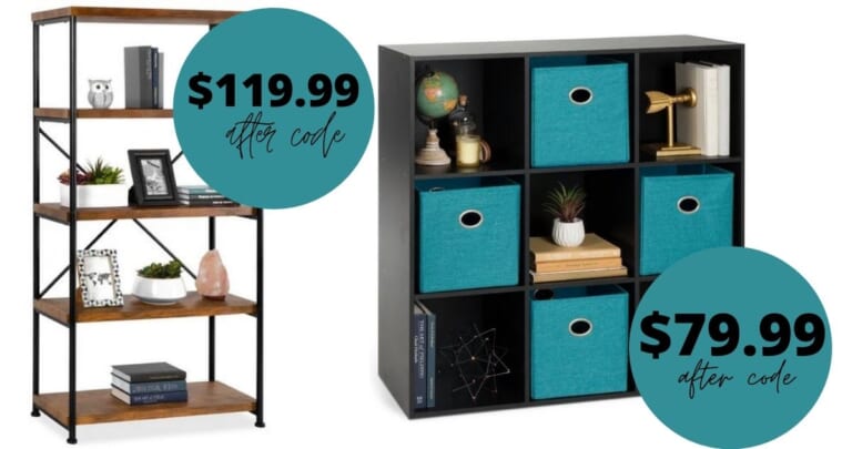 9-Cube Bookshelf Storage for $79.99