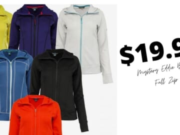 Eddie Bauer Women’s Mystery Full Zip for $19.99