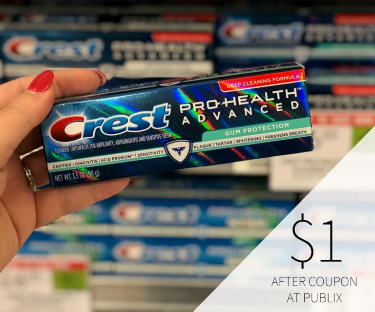 Crest Toothpaste As Low As $1 At Publix