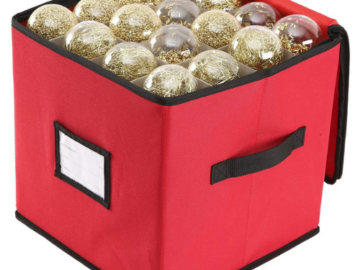 Christmas Ornament 4 Layer Storage Box $9.99 (Reg. $11.99) | Stores up-to 64 Standard Ornaments Holder