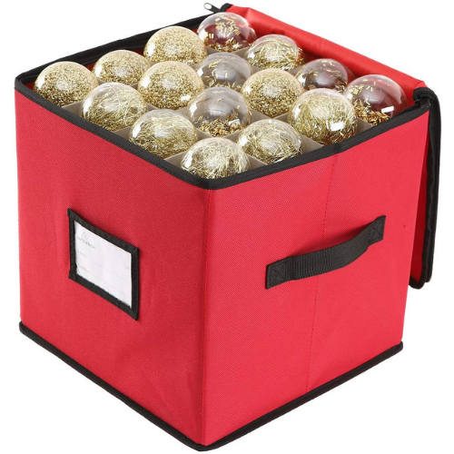 Christmas Ornament 4 Layer Storage Box $9.99 (Reg. $11.99) | Stores up-to 64 Standard Ornaments Holder