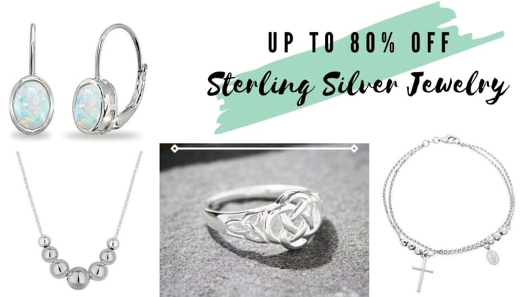 Save Up To 80% On Sterling Silver Jewelry