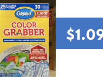 $1.09 Carbona Color Grabber at Publix