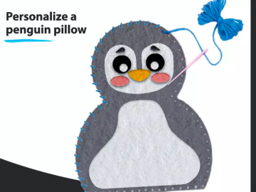 Free JCPenney Kids Zone Craft: Pick Up A Penguin Pillow Craft!