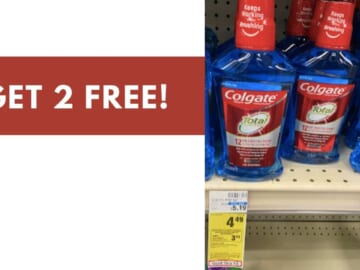 Get 2 Bottles of Colgate Mouthwash FREE!