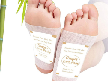 20-Piece Ginger Foot Pads as low as $10.85 Shipped Free (Reg. $23.99) | 54¢ each foot pad!