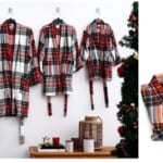 Mistletoe Farms Plush Flannel Robes for $12.93