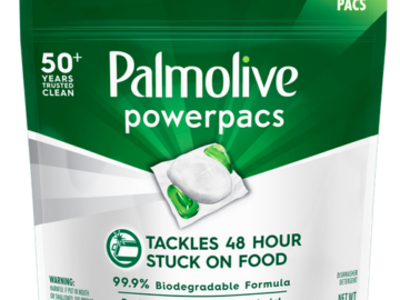 Palmolive PowerPacs Dishwasher Pods (36 count) only $3.58!