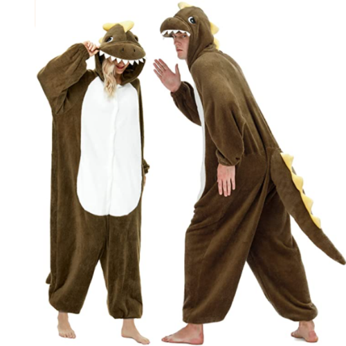 Adult Shark/ Dinosaur Onesie Pajamas from $12 After Code (Reg. $39.99+) + Free Shipping