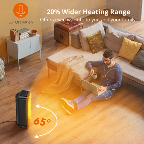 Experience fast & efficient heating with this TaoTronics Portable Tower Ceramic Space Heater $35.99 After Code (Reg. $99.99) – FAB Ratings!