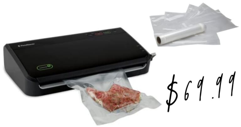 FoodSaver FM2100 Vacuum Sealing System for $69.99