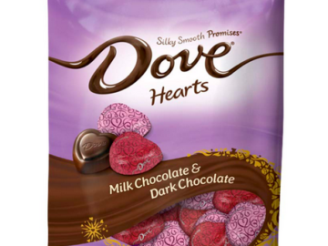 Dove Promises Valentine Chocolate Candy Hearts,19.52-Ounce Bag only $6.98!