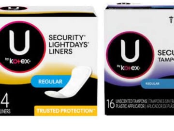 U by Kotex Tampons & Pads as Low as FREE | Kroger Mega Event