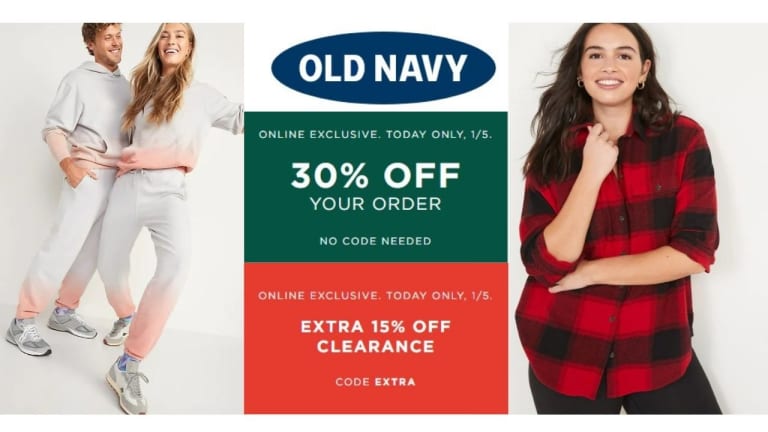 Old Navy | 30% Off Entire Purchase