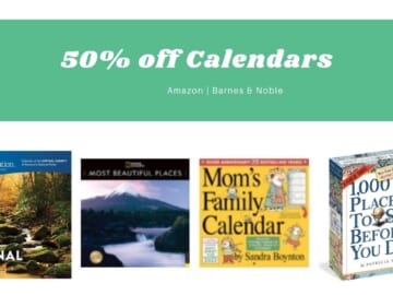 Save Up To 50% On 2022 Calendars