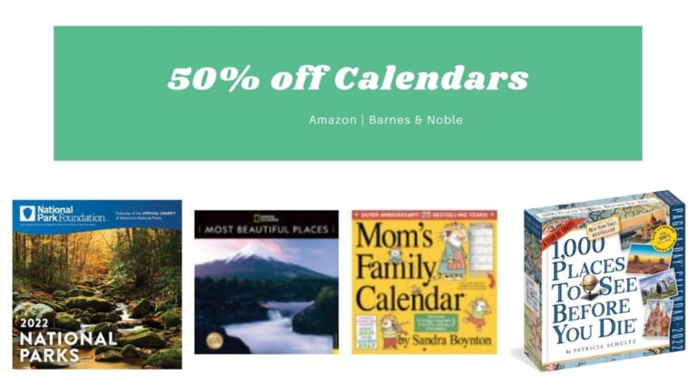 Save Up To 50% On 2022 Calendars